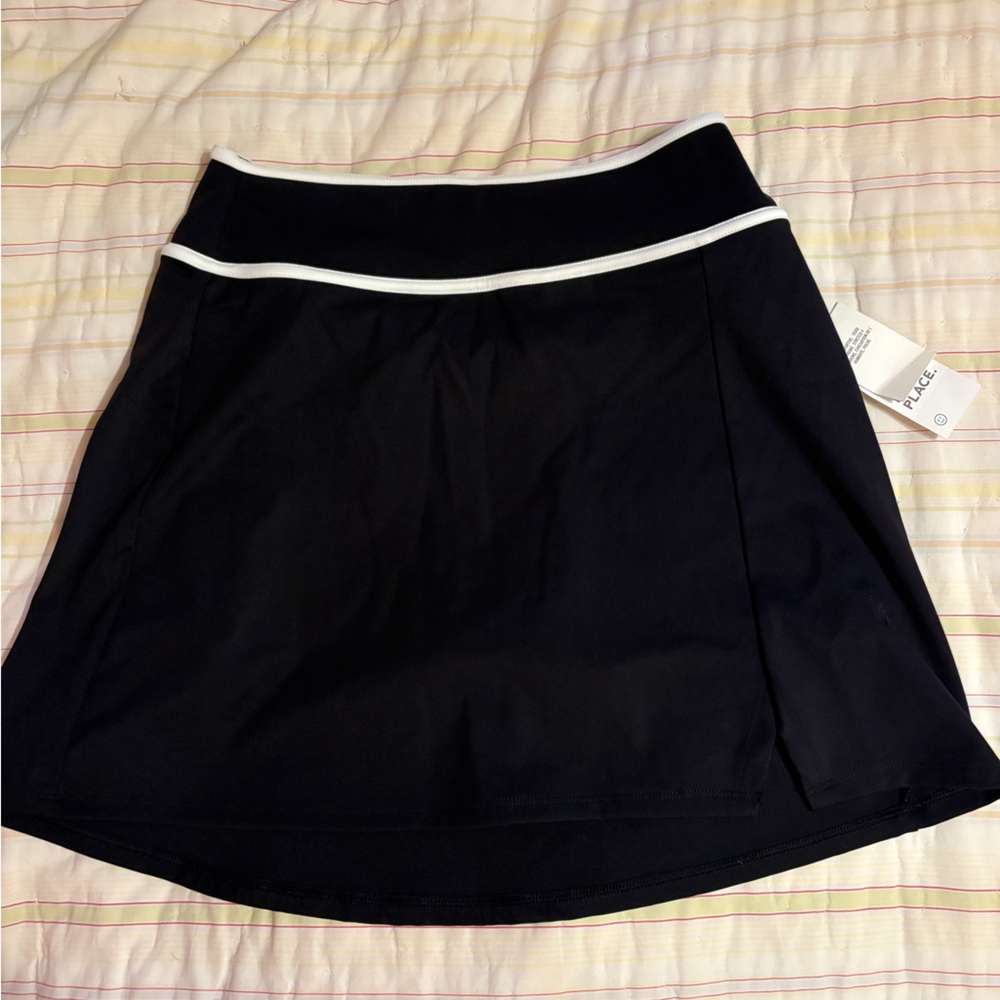 Hollister Black Skort with White Trim